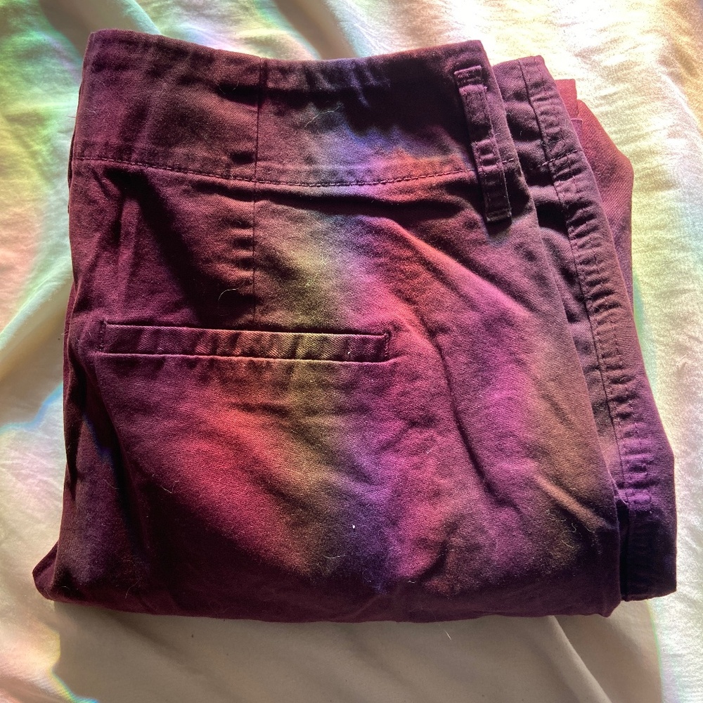 High waisted trousers